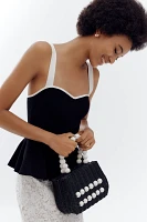 Bali Beaded Straw Satchel