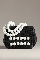 Bali Beaded Straw Satchel