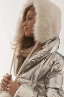 By Anthropologie Faux-Fur Pom-Pom Hood