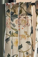 Hattie Cotton Floral Printed Café Curtains, Set of 2