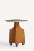 Perry Marble Round Side Table