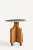 Perry Marble Round Side Table