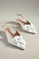 Maeve Floral Slingback Heels