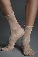 By Anthropologie Sheer Lurex Socks