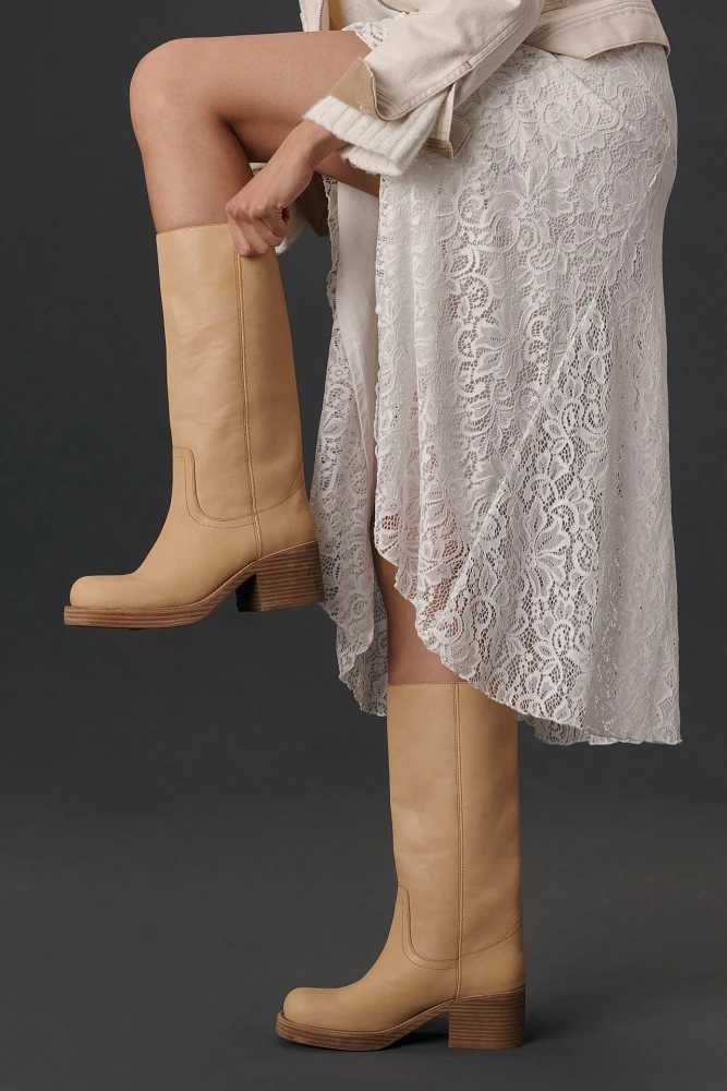 Jeffrey Campbell Reflect Tall Pull-On Boots