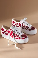 Kate Spade Serve Sweet Hearts Platform Sneakers