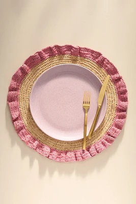 Handwoven Ruffle Placemat