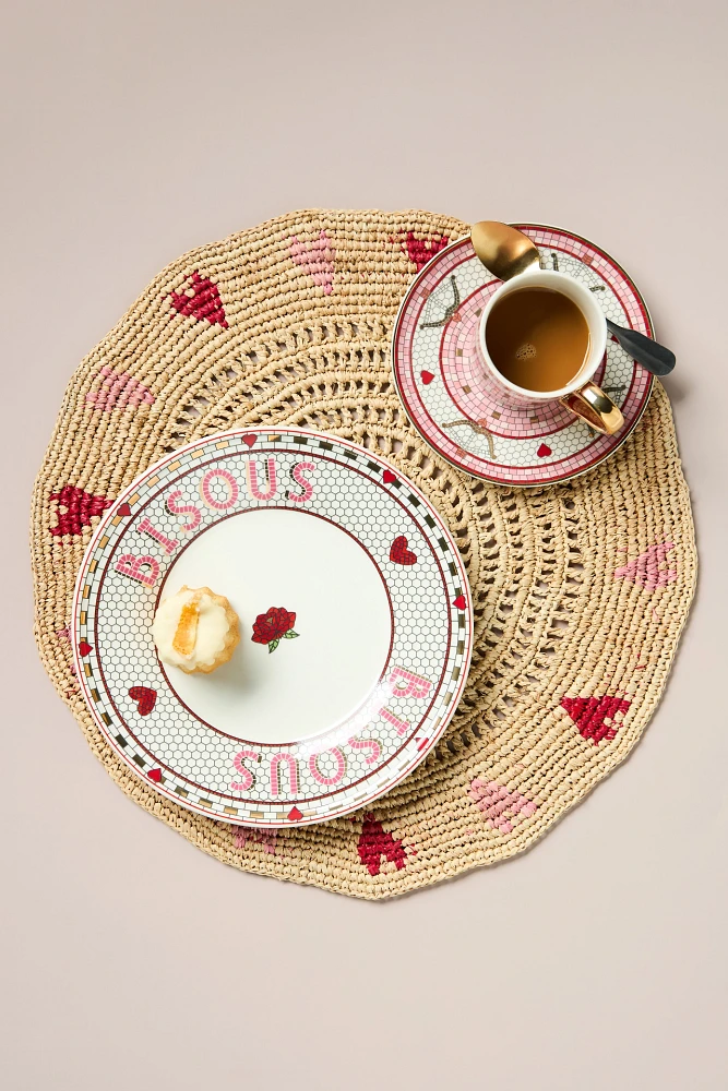 Handwoven Heart Placemat