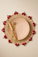 Handwoven Cherry Placemat