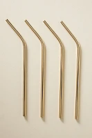 Viski Belmont Cocktail Straws, Set of 4