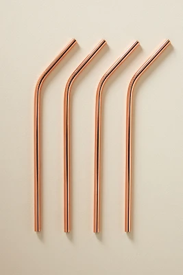 Viski Summit Cocktail Straws, Set of 4