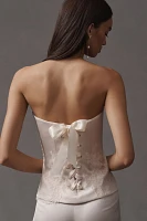 BHLDN Strapless Lace Corset