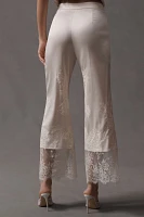 BHLDN Lace Ankle Flare Pants