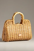 Frances Valentine Buzzy Wicker Basket Bag