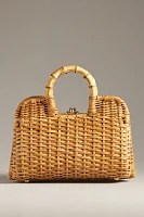 Frances Valentine Buzzy Wicker Basket Bag