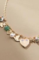 Mixed Heart Charm Necklace