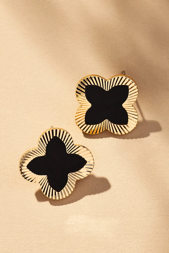 Clover Post Earrings