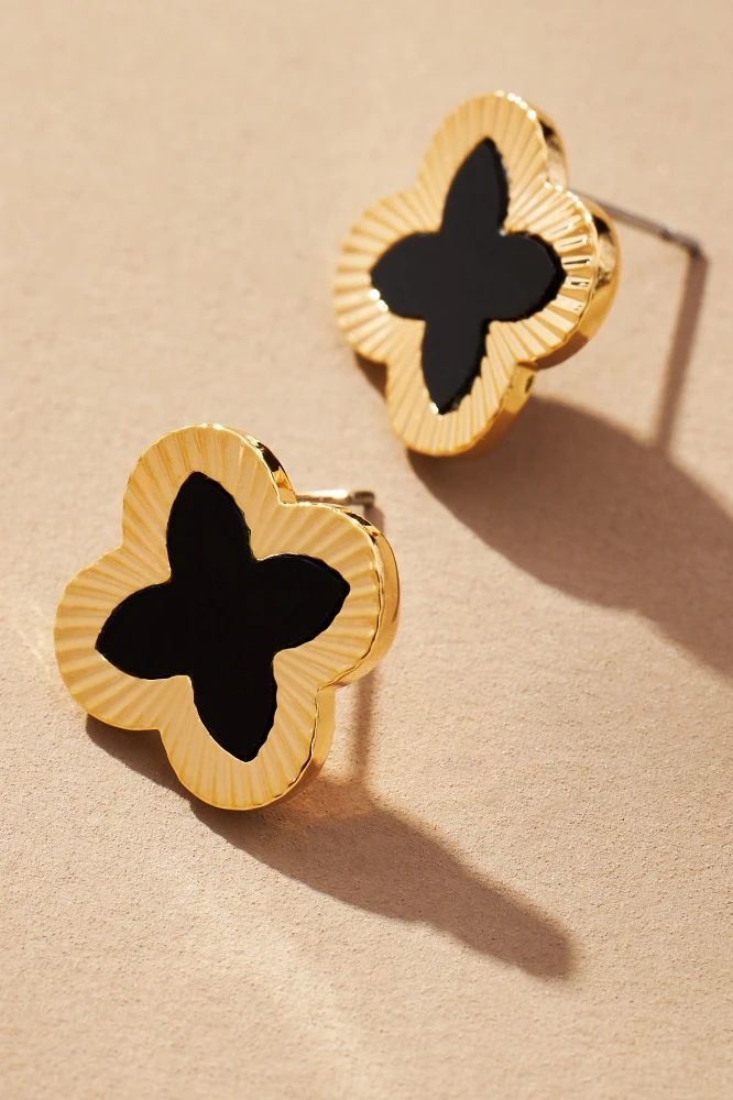 Small Clover Post Earrings