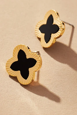 Small Clover Post Earrings
