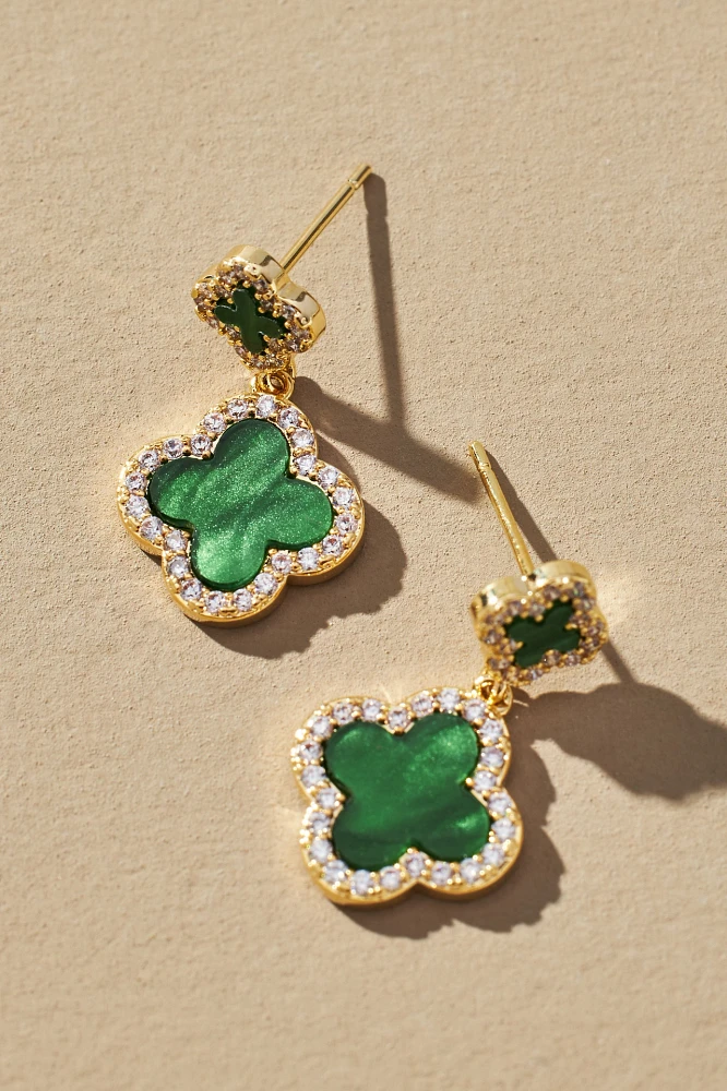 Clover Drop Earrings