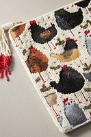 Beaded Flat Pouch: Farm Life Edition