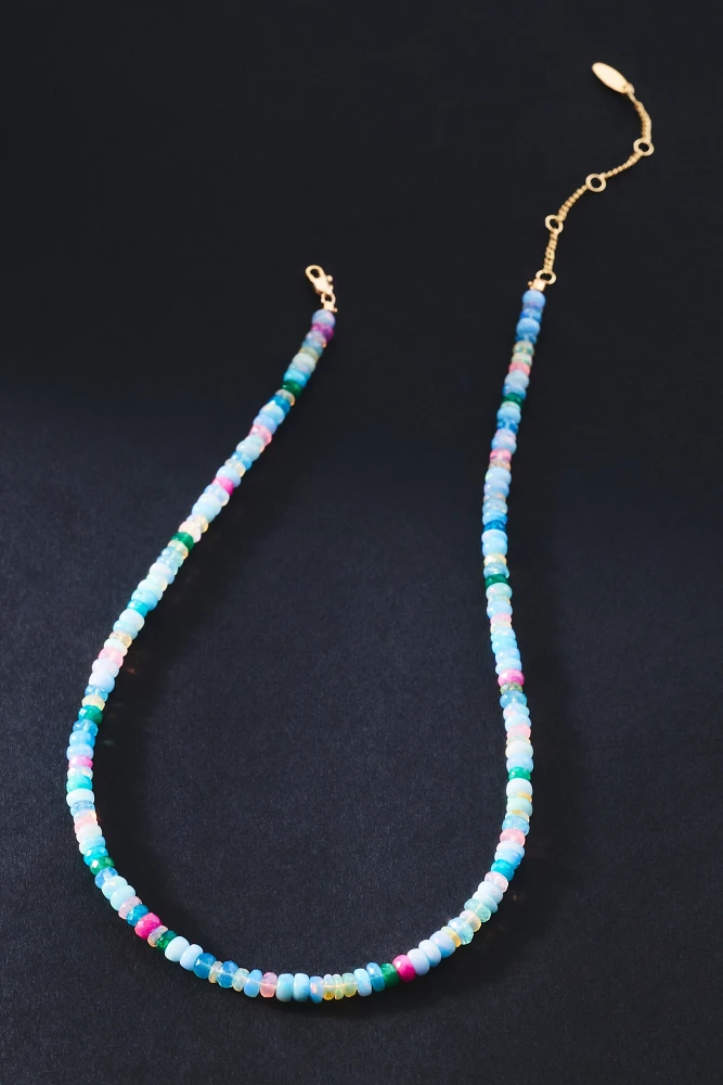 Thin Beaded Necklace