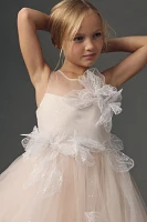 Princess Daliana 3D Floral Flower Girl Dress