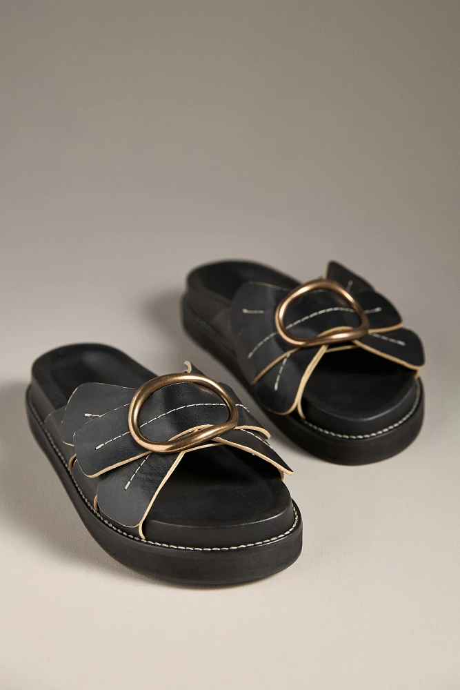 Farm Rio Daisy Slide Sandals