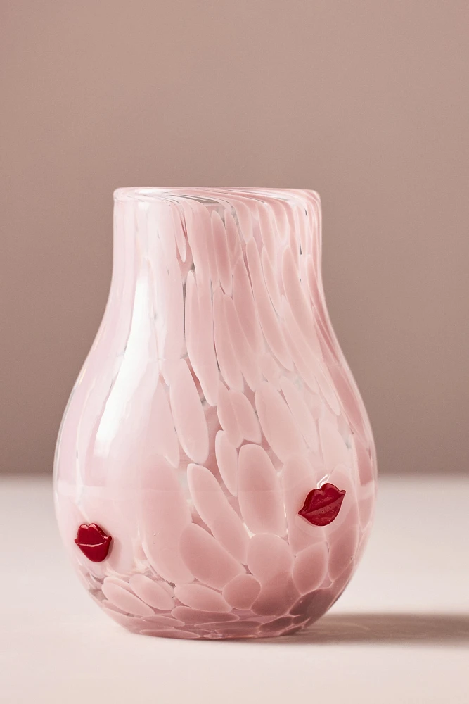 Valentine Pressed Bead Icon Vase