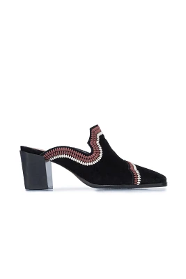 Bernardo Brooklyn Embroidered Mules