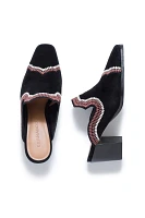 Bernardo Brooklyn Embroidered Mules