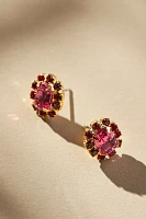 The Pink Reef Crystal Petite Stud Earrings