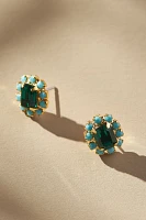 The Pink Reef Crystal Petite Stud Earrings