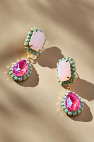 The Pink Reef Jewel Neons Drop Earrings