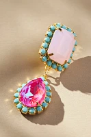 The Pink Reef Jewel Neons Drop Earrings