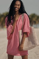 Farmers Market Raffia Tote