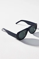 Curved Aviator Sunglasses