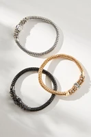 Glitzy Chain Bangle Bracelet