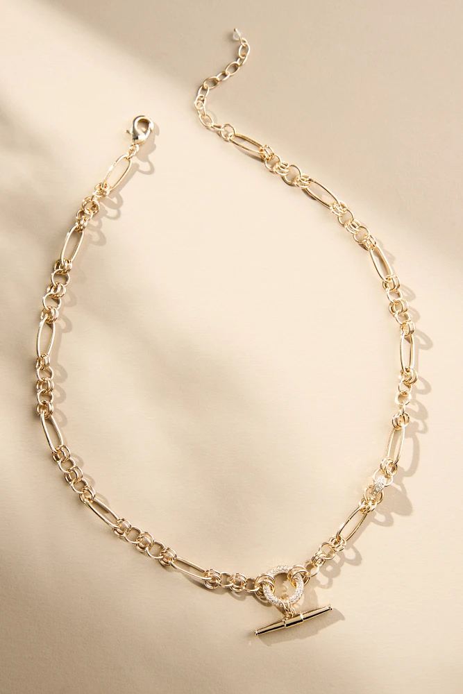 Chain-Link Pendant Necklace