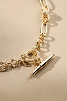 Chain-Link Pendant Necklace