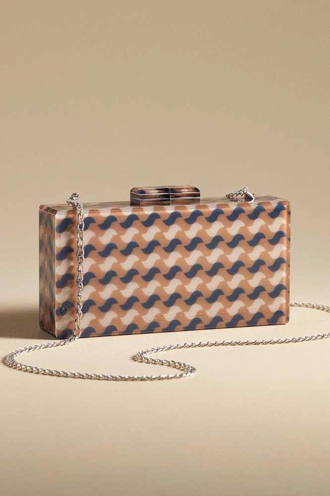 Rae of Light x Anthropologie Printed Acrylic Clutch