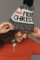 By Anthropologie Christmas Beanie