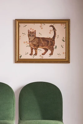 Orange Tabby Cat Wall Art