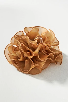 Chiffon Rosette Hair Claw Clip