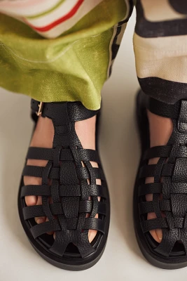 By Anthropologie Footbed Fisherman Flats
