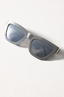 Jenny Bird The Cat-Eye Silver Frame Sunglasses