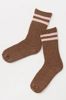 Athletic Stripe Crew Socks