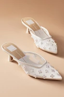 Dolce Vita Clara Pearl Kitten-Heel Mules