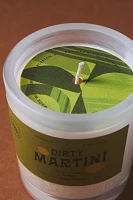 Rewined Dirty Martini Glass Candle