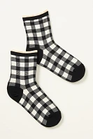 Hansel From Basel Shirley Gingham Socks